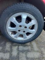 Opel Astra G velgen 2x met banden 15" 4x100, Auto-onderdelen, Banden en Velgen, 15 inch, Banden en Velgen, Personenwagen, 195 mm