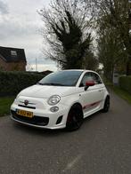 Fiat 500 1.4 16V Abarth | 180 PK | Alcantara | Sportstoelen, Auto's, Voorwielaandrijving, Zwart, Alcantara, Wit
