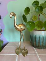 Mooie vintage messing flamingo, Antiek en Kunst, Antiek | Koper en Brons, Ophalen of Verzenden