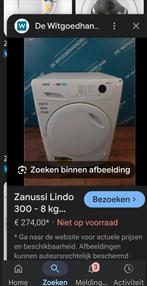 Zanusi wasdroger 8 kg zgan, Ophalen of Verzenden, Zo goed als nieuw