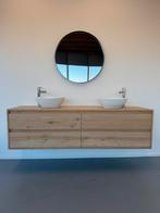 Actie massief eiken badkamermeubel badmeubel wastafelmeubel, Ophalen