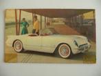 oude ansichtkaart - CHEVROLETTE CORVETTE 1954 -, Ophalen of Verzenden, 1960 tot 1980, Gelopen