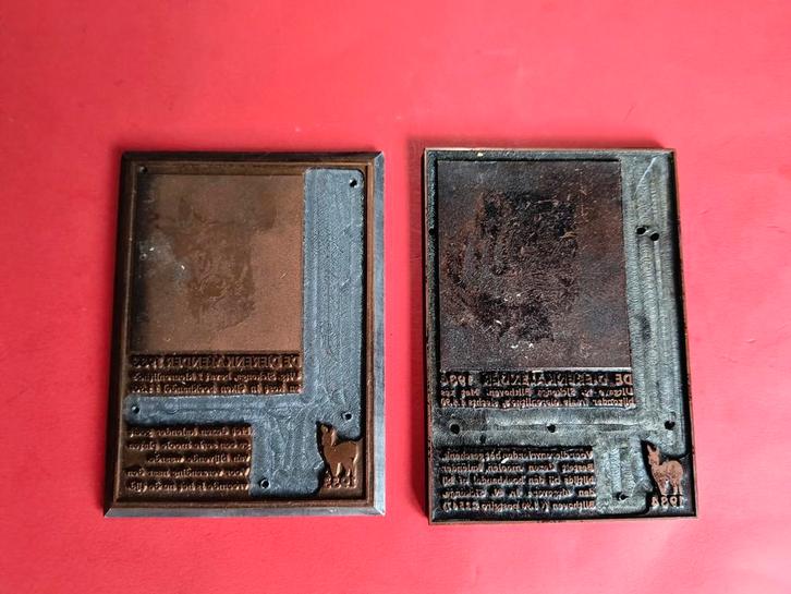 Sickinga NS dierenkalender 1933 1934 matrijs drukkerij uniek, Antiek en Kunst, Curiosa en Brocante, Ophalen of Verzenden