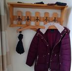 Eikenhouten kapstok met  hangers, Gebruikt, Minder dan 100 cm, Hout, Ophalen