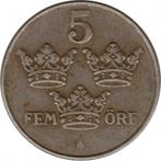 Zweden 5 ore uit 1947, Ophalen of Verzenden, Overige landen, Losse munt