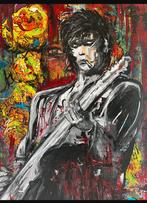 Rolling Stones schilderij de jonge Keith Richards, Antiek en Kunst, Ophalen of Verzenden