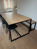 Eetkamer tafel + bank, Huis en Inrichting, Tafels | Eettafels, Ophalen, 100 tot 150 cm, 150 tot 200 cm, Zo goed als nieuw