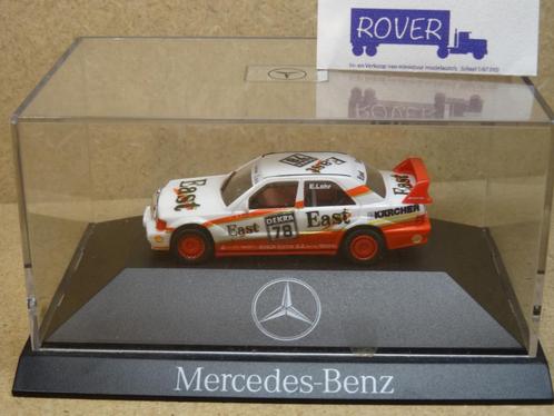 HERPA 1:87, Ralley MERCEDES 190-E, " EAST 78 ", Zie Foto`s, Hobby en Vrije tijd, Modelauto's | 1:87, Zo goed als nieuw, Bus of Vrachtwagen