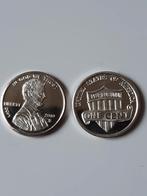 1 gram fine silver one cent kk f.18.2.n1, Ophalen of Verzenden, Noord-Amerika, Zilver