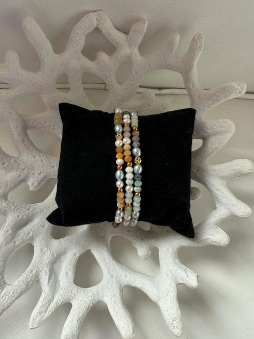 Meerkleurig opaal, Sieraden, Tassen en Uiterlijk, Armbanden, Nieuw, Overige materialen, Met edelsteen, Ophalen of Verzenden