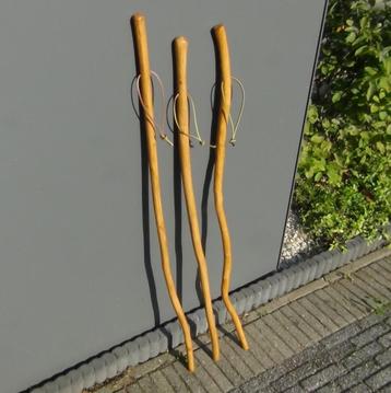 3 Wandelstokken Wandelen Wandelvakantie Wandelschoenen Hout beschikbaar voor biedingen