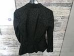 Zwarte blazer met motief Maat 34 h, Kleding | Dames, Jasjes, Kostuums en Pakken, H&M, H&M, Zwart, Onbekend