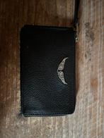 Zadig&Voltaire Pasjeshouder van leer, Sieraden, Tassen en Uiterlijk, Portemonnees, Ophalen of Verzenden, Gebruikt, Zwart, Leer
