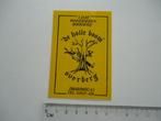 sticker oud De Holle Boom pannekoek overberg boerderij retro, Verzenden, Zo goed als nieuw, Bedrijf of Vereniging