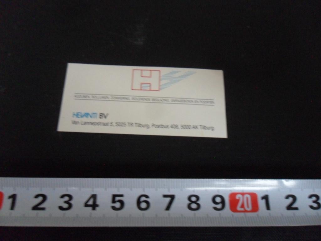 sticker tilburg HEVANTI BV van lennepstraat kozijnen rolluik, Ophalen, Zo goed als nieuw