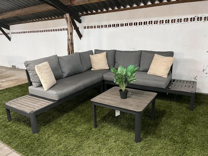 Showmodel loungeset was €1499 nu €999, Tuin en Terras, Tuinsets en Loungesets, Nieuw, Aluminium, Ophalen
