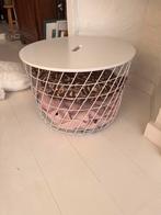 Salontafel bijzettafel mand, Minder dan 55 cm, Rond, Zo goed als nieuw, Ophalen