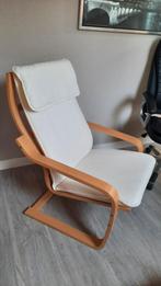 Ikea Poang Stoel - Comfortabel en Stijlvol, Ophalen, Gebruikt, Stof, 50 tot 75 cm