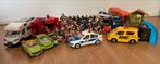 Playmobil partij met veel poppetjes, auto’s en onderdelen, Ophalen of Verzenden, Zo goed als nieuw