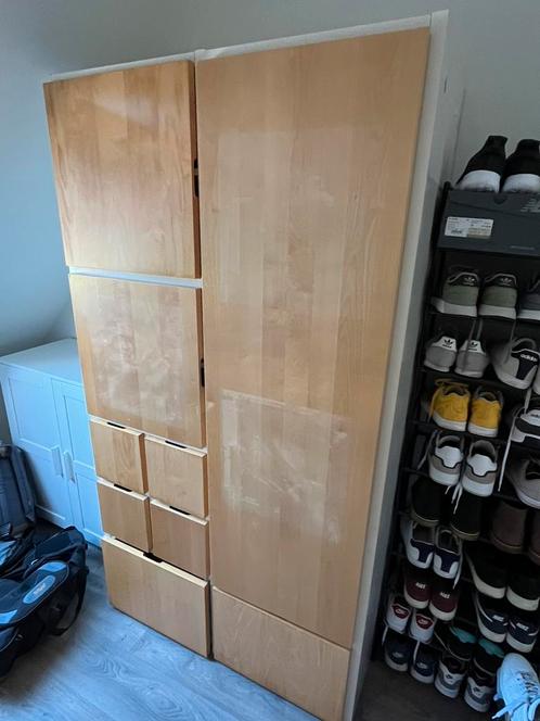 Ikea Rakke kledingkast, Huis en Inrichting, Kasten | Kledingkasten, Gebruikt, 200 cm of meer, 50 tot 75 cm, Ophalen
