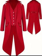 Carnaval Jas Rood - Maat 56/58 (XL), Kleding | Heren, Ophalen of Verzenden, Nieuw, Maat 56/58 (XL), Rood