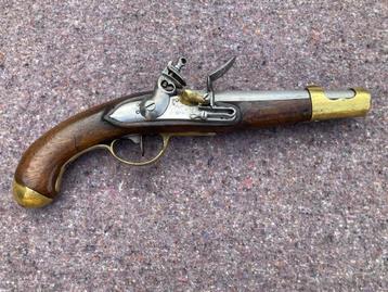 Antiek Nederland Vuursteen Pistool M1815 Regiment Dragonders beschikbaar voor biedingen