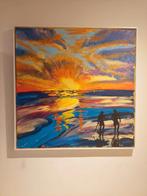 Wadlopen bij zonsondergang, Ophalen of Verzenden