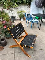Tuinstoel Klapstoel Hout, Kunststof, Gebruikt, Ophalen of Verzenden, X