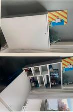 Opklapbaar bureau wit, Huis en Inrichting, Bureaus, Ophalen of Verzenden, Gebruikt, Bureau