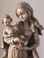 Houten Beeld Maria met Kind, Antiek en Kunst, Ophalen of Verzenden