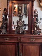 Antiek Frans brons klokkenstel, Ophalen