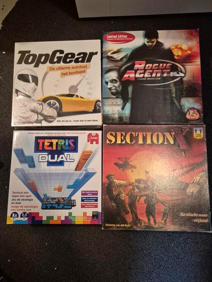 Spellen Top Gear Rogue Agent Tetris Dual Section X, Hobby en Vrije tijd, Gezelschapsspellen | Bordspellen, Zo goed als nieuw, Een of twee spelers