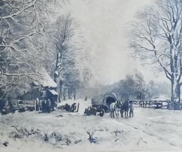 Louis Apol (1850-1936) Litho. 99/77 cm.  beschikbaar voor biedingen