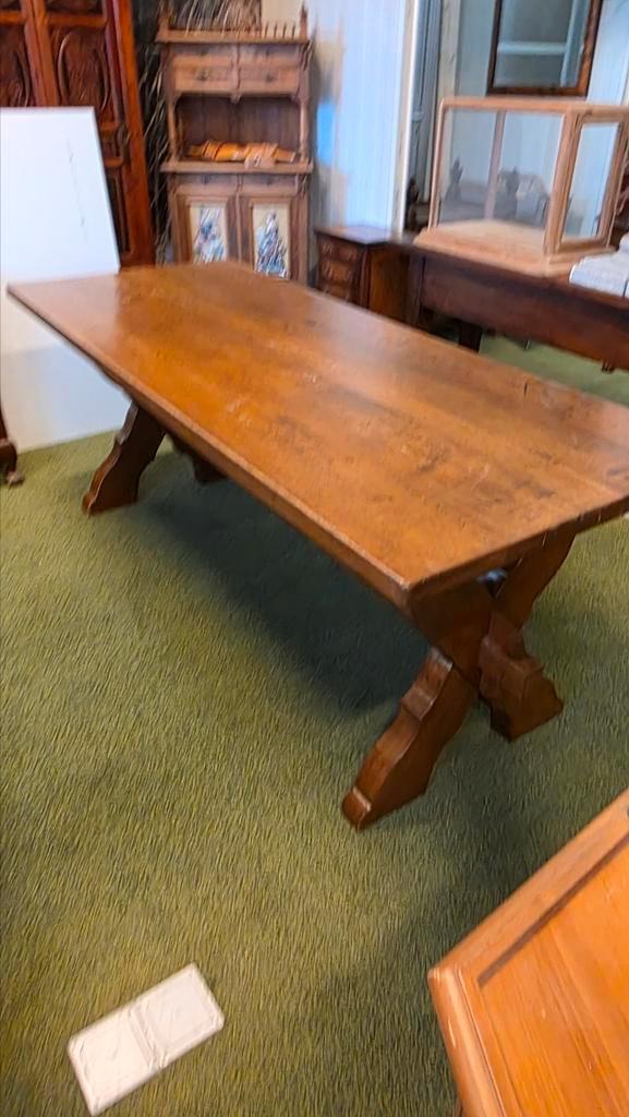 Eiken Franse kloostertafel, Antiek en Kunst, Antiek | Meubels | Tafels, Ophalen