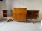 Dressoir (Vintage, Art deco), Huis en Inrichting, Kasten | Dressoirs, Ophalen, Gebruikt, Glas, 200 cm of meer