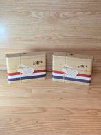 Decoratieve metalen dozen set, Minder dan 50 cm, Gebruikt, Minder dan 50 cm, Ophalen of Verzenden