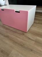 Roze/Witte Speelgoedkist van IKEA / Opbergkist, Ophalen, Gebruikt, Rechthoekig