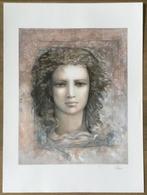 Jean Paul Cleren - Visage Imaginaire - Litho Handgesign., Antiek en Kunst, Kunst | Litho's en Zeefdrukken, Ophalen of Verzenden