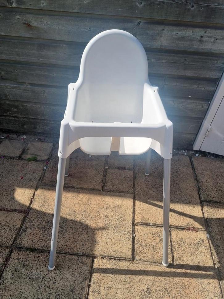 IKEA Antilop Kinderstoel - Wit - Goede Staat, Kinderen en Baby's, Kinderstoelen, Gebruikt, Meegroeistoel, Ophalen