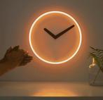 IKEA Stolpa wandklok met licht en geluidssensor, Huis en Inrichting, Woonaccessoires | Klokken, Ophalen of Verzenden, Zo goed als nieuw