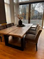 Eettafel robuuste tafel van een deur uit China, Ophalen of Verzenden, Zo goed als nieuw