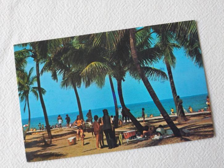 Miami Beach, Verzamelen, Ansichtkaarten | Buitenland, Gelopen, Buiten Europa, 1960 tot 1980, Ophalen of Verzenden