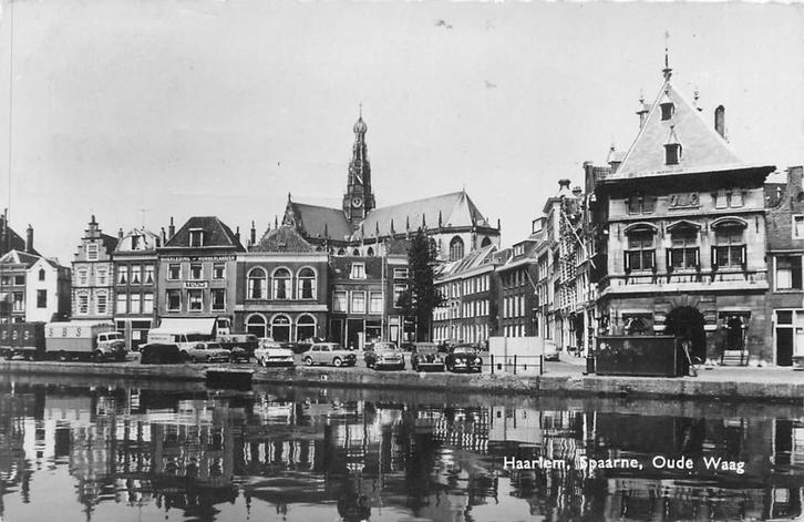 701064043 Haarlem Spaarne Oude Waag, Verzamelen, Ansichtkaarten | Nederland, Noord-Holland, Voor 1920, Verzenden