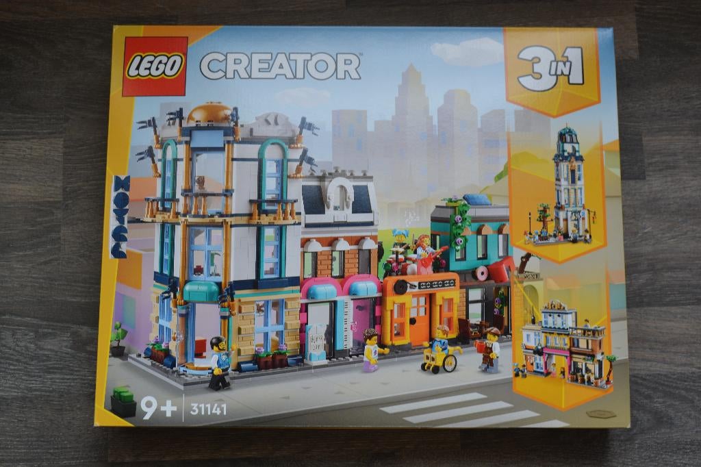 Lego Creator 3-in-1 Hoofdstraat Gloednieuw, Ophalen of Verzenden, Nieuw, Complete set, Lego