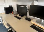 Grijs Bureau - 160x80 & 120x80, Ophalen, Zo goed als nieuw