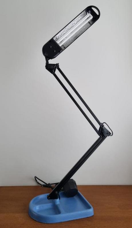 Vintage IKEA architectenlamp, Huis en Inrichting, Lampen | Tafellampen, Gebruikt, 50 tot 75 cm, Kunststof, Metaal, Ophalen of Verzenden