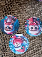 Uilen onderzetters kerst, Ophalen of Verzenden, Zo goed als nieuw, Glas of Kopje