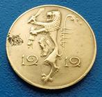 Penning O Nederland! Let op uw saeck.’  -1919, Postzegels en Munten, Penningen en Medailles, Verzenden, Brons, Nederland