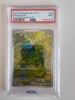 Bulbasaur mew 166 PSA 9, Verzenden, Nieuw, Losse kaart