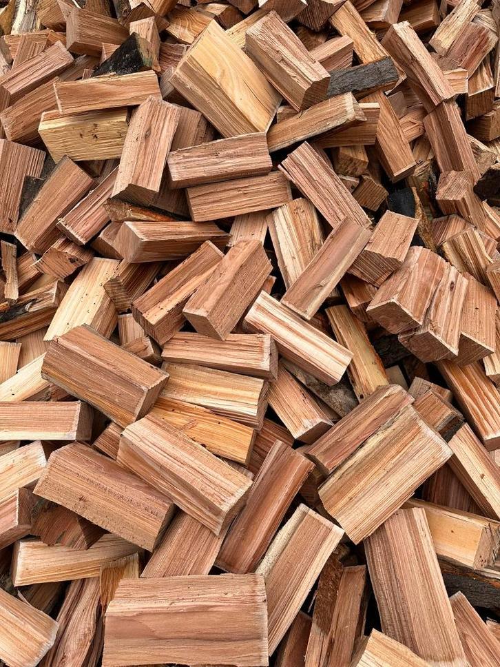 ACTIE! Haardhout Eik & Beuk Kachelhout Ovendroog, Tuin en Terras, Haardhout, Blokken, Eikenhout, 3 tot 6 m³, Ophalen of Verzenden